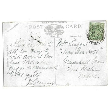 Clock Tower, Weymouth, Dorset, Postcard.