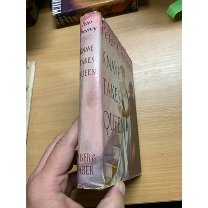 1950 PETER CHEYNEY "KNAVE TAKES QUEEN" FICTION HARDBACK BOOK (P3)