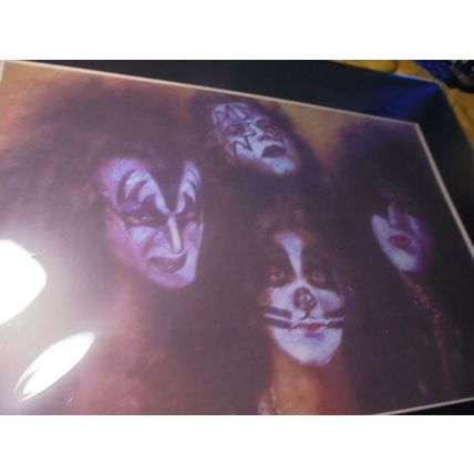 Awesome KISS PAINTED PRINT! $75.00 SHIPPED OBO!! This is in MINT condition!!!!!!