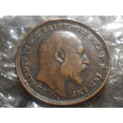 1902 Edward VII Third Farthing - Malta.