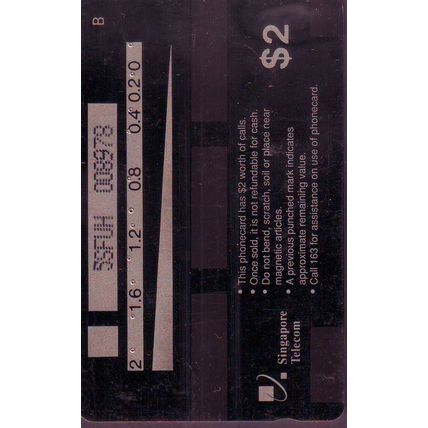 Fuji Camera Mindef S'pore $2 Telephone Card (Used)