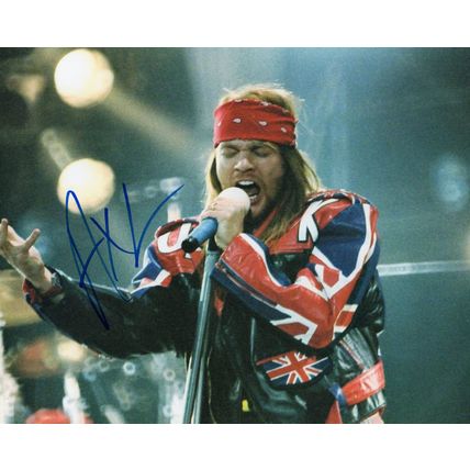 Autographed Axl Rose 8 x 10 Photo Signed