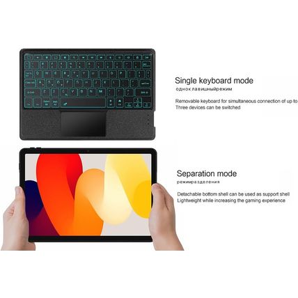 Keyboard Case Compatible with Xiaomi Redmi Pad SE 11'' 2023,Magnetic Detachable