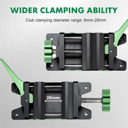 Golf Club Regripping Pro Kit Aluminum Vise Clamp Quick Release Golf Shaft Vice C