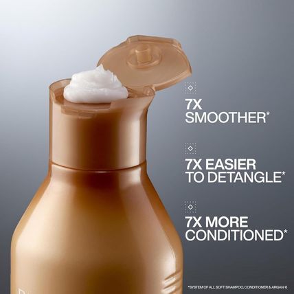 Redken All Soft Shampoo and Conditioner Set for Dry or Brittle Hair - Provides I