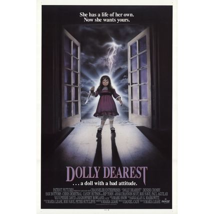 Dolly Dearest (1991)_2 Movie Film Poster Canvas iconic design