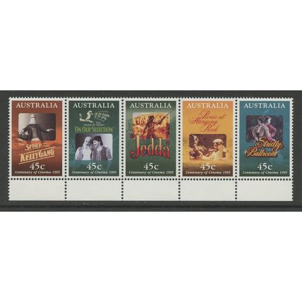 Australia 1445a (1441-1445), 1995 Poster Scenes, Strip, VF, MNH, (AUS052)