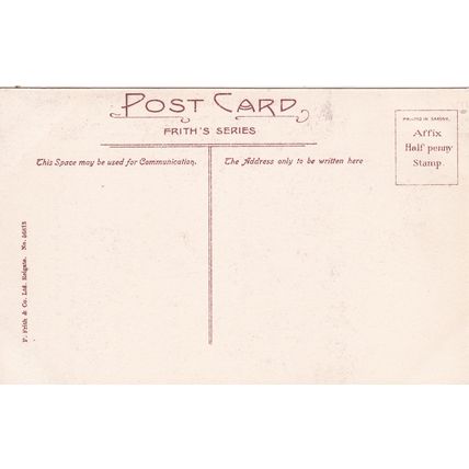 ED 387 DUNSTER CHURCH. WEST END . PRINTED POSTCARD