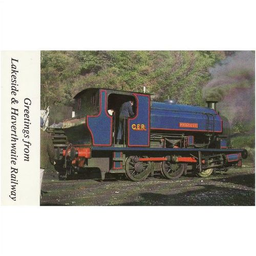 Railway Postcard Bagnall 2682/1942 Princess HAVERTHWAITE 0-6-0ST Industrial Loco