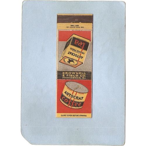 Rhode Island Providence Brownell & Field Co Autocrat Coffee~890