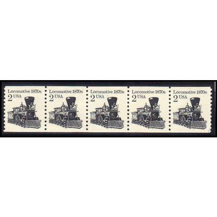 2226 2c Locomotive Fine MNH Dry Gum S/5 Z5209