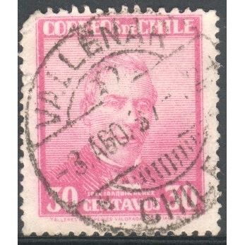 Chile 1934 - 30c purple pink - President Jose Joaquin Perez - used 2