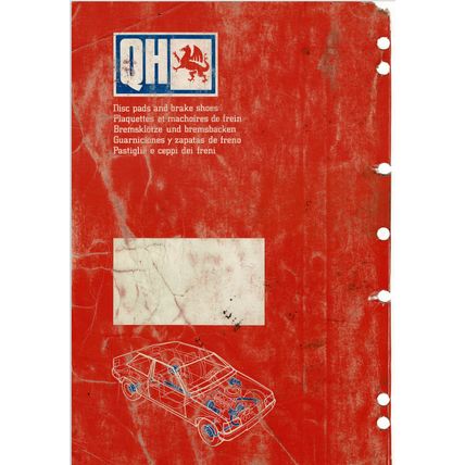 Quinton Hazell Disc Pads And Brake Shoes Parts Catalogue QH10 1997 1998 PDF