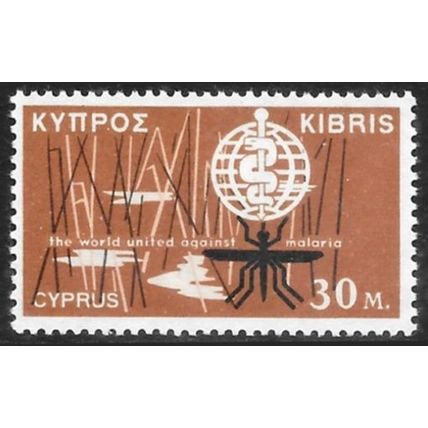 1962 The Struggle Against Malaria 30M - Light Mounted Mint C6
