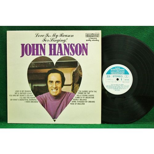 John Hanson - Love Is My Reason For Singing - 6870 589 - EX-
