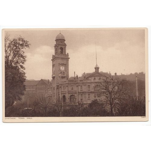Town Hall Chatham Kent Postcard 73407