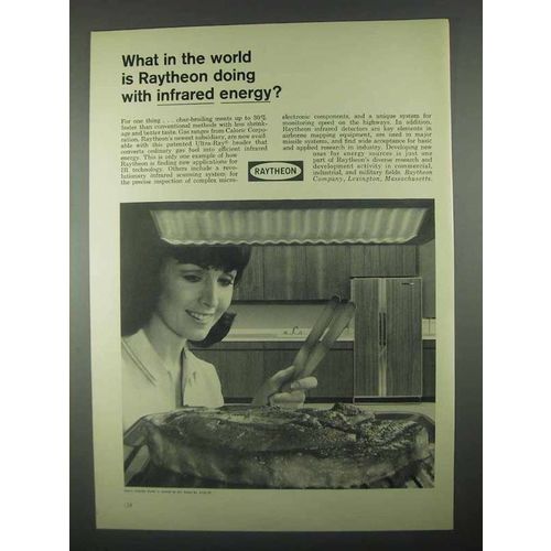 1967 Raytheon Ultra-Ray Broiler Ad - Infrared Energy