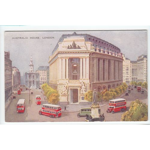 Australia House London EWH Art Postcard E1197