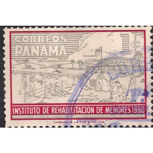 PANAMA, Rehabilitation of Minors, red 1960, 1c