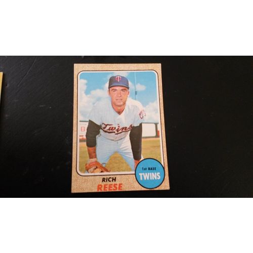 1968 Topps Card # 111 Rich Reese Very Good (3) Minnesota Twins