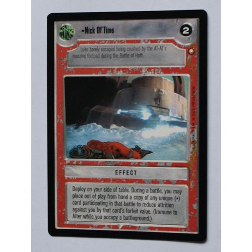 Star Wars CCG: Special Edition Limited # Nick of Time (A) 1998 light decipher