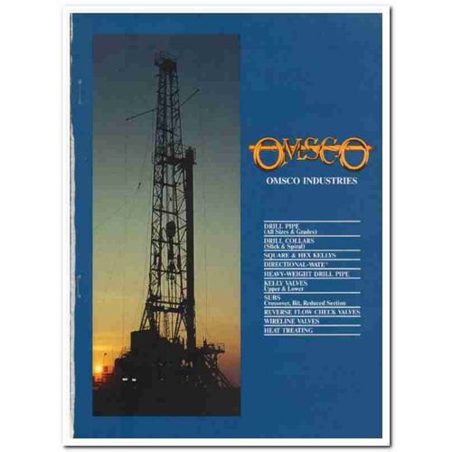 Omsco Industries Inc 1993 Vintage Catalog Oil Field Drilling Equipment