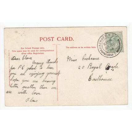 Shops Kingsland Road Shoreditch Postcard 1906 East London Publisher Gordon Smith