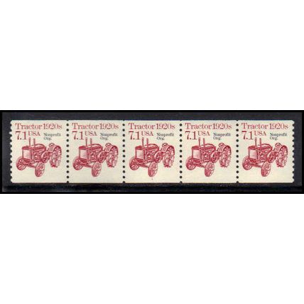 2127a 7.1c Tractor Very Fine MNH Dry Gum PNC 1/5 X0775