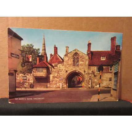 ST. ANN'S GATE, SALISBURY, WILTSHIRE unused postcard by J. Salmon #