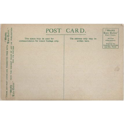 WEEKLY TALE TELLER POSTCARD THE BARLEY MOW CLIFTON HAMPDEN C1908 - 233