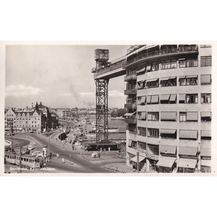 Stockholm Katarinahissen Katarina Elevator Lift Real Photo Postcard