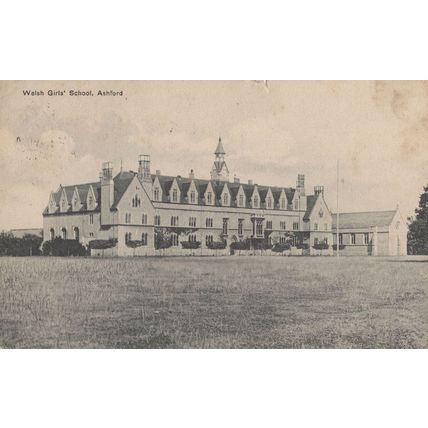 Grounds Of Welsh Girls School Ashford Kent 1910 Postcard