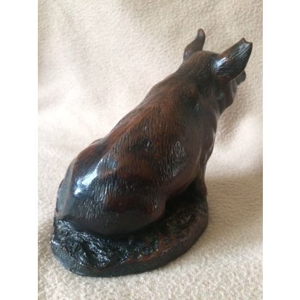 Heavy Resin Friendly Farmyard Pig Figurine Collectable Figurine