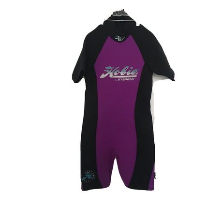 1 Pc Hobie by Stearns Youth Boys Purple Black Shortie Wetsuit Jumpsuit Shorts