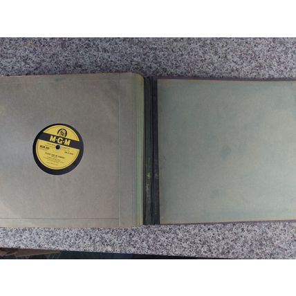 Vintage HIS MASTER'S VOICE 10" 78 Album Book Folder including 24 x 78RPM Records