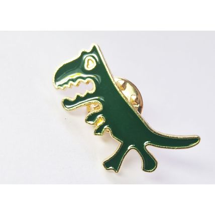 Novelty Cartoon Dinosaur metal novely lapel pin badge