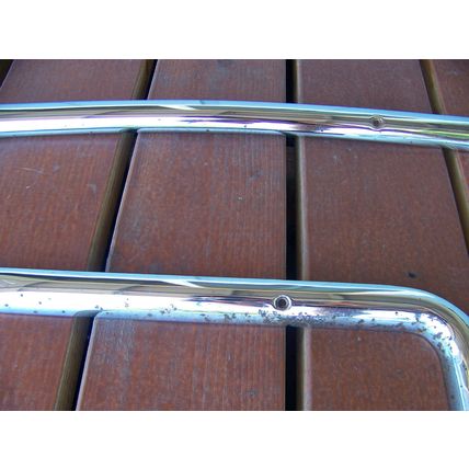 1955 CHRYSLER WINDOW GARNISH MOLDINGS 4D NEW YORKER WINDSOR OEM