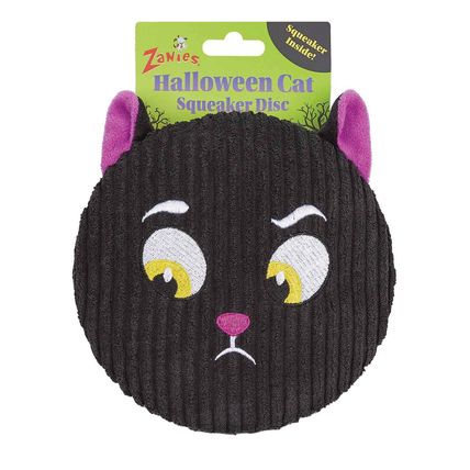 Zanies Halloween Cat Squeaker Disc toy
