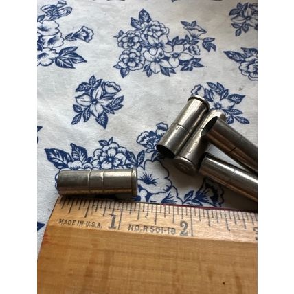 Nickel 38 special spent bullet casings DIY craft supplies, jewelry making