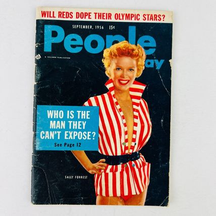 People Today September 1956 Mini-Magazine England's Janye Mansfield - SABRINA