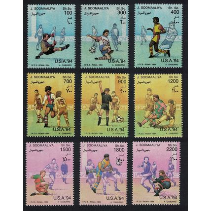 Somalia World Cup Football Championships USA 9v 1994 MNH MI#511-519
