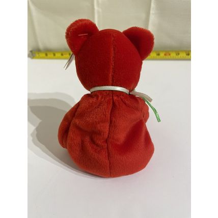 NWT Ty Beanie Baby “Osito” Red Bear Mexico Flag Stuffed Animal Plush Collectible