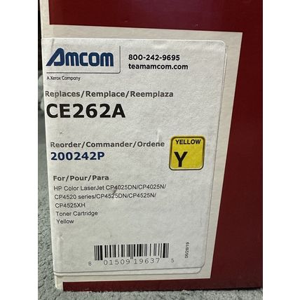 New Yellow CE262A Premium Toner Cartridge