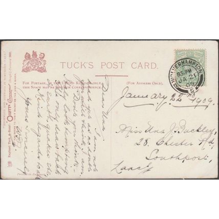 Casa Morandi, Baveno, 1909 - Tuck's Oilette Postcard