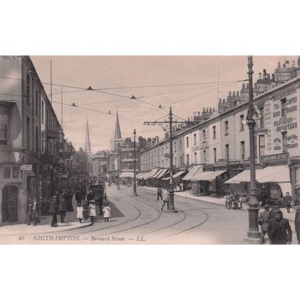 Billiards Sports Club Bernard Street Southampton 66 Old Postcard