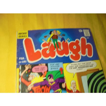 LAUGH COMICS # 191 – Feb. 1967 – VG/FN! Groovy Pop Art Cover! $13.00 Shipped!