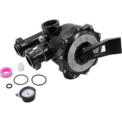SP0715X62 Multiple Port 6-Position Control Valve with Gauge,2 Inch Side Mount (S