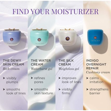 TATCHA the Water Cream | Cream Moisturizer for Face, Optimal Hydration for Pure