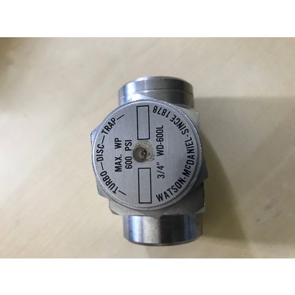 new OLD Watson McDaniel 3/4" WD-600L Steam Trap Size TURBO-DISC-TRAP,BD,BV