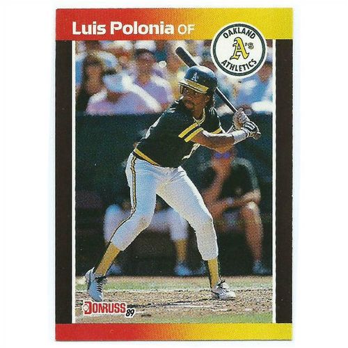 1989 Donruss - #386 - Luis Andrew Polonia